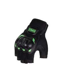 Sleek Driving Gloves With Shockproof Shell And Anti Slip Dots Lightweight Outdoor Gloves For Bikers Fingerless Cycling Gloves Great For Biking And Gym Workout Motorcycle Gear Women Gloves - Multicolor - View 15