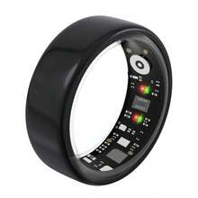 Lightweight & Comfortable Smart Ring, Gesture Sensing Remote Control, Slim Bezel Design, Support Multiple Sports Modes, Real-Time Activity Tracking, IP68 Waterproof, Camera Control, Unisex - Black - View 15