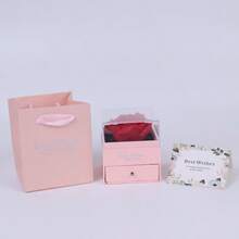 Multi-Category Jewelry Storage Designed For Rings, Stud Earrings, Dangle Earrings, Thin Necklaces, Pendants And Other Delicate Accessories; Flocked Interior Tray Securely Holds Jewelry, Protects Metal, Gemstone And Enamel Surfaces From Scratches, Suitable For Daily Storage, Gift Packaging And Store Display - View 7