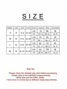 Washed Denim Low Waist Slim Fit Mid-Length Shorts For Women, Medium Stretch, Versatile Minimalist Casual Summer - Dark Wash - View 8