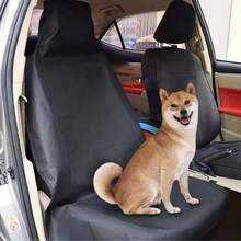 汽車座椅套，通用防水前排與後排汽車座椅套，夏季涼爽舒適，黑色，適合有寵物的家庭，防止寵物毛髮污染的必備汽車配件 - A - 查看 4