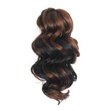HONG SHI JIA Rambut Crochet Ocean Wave 8 inci terbuat dari serat sintetis berkualitas tinggi untuk rambut kepang keriting gelombang dalam suhu rendah. - MultiWarna - View 15