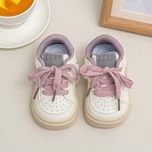 Infant Toddler Lightweight Soft Sole Walking Shoes, Anti-Slip Closed Toe Baby Sports Shoes - Pink - View 3