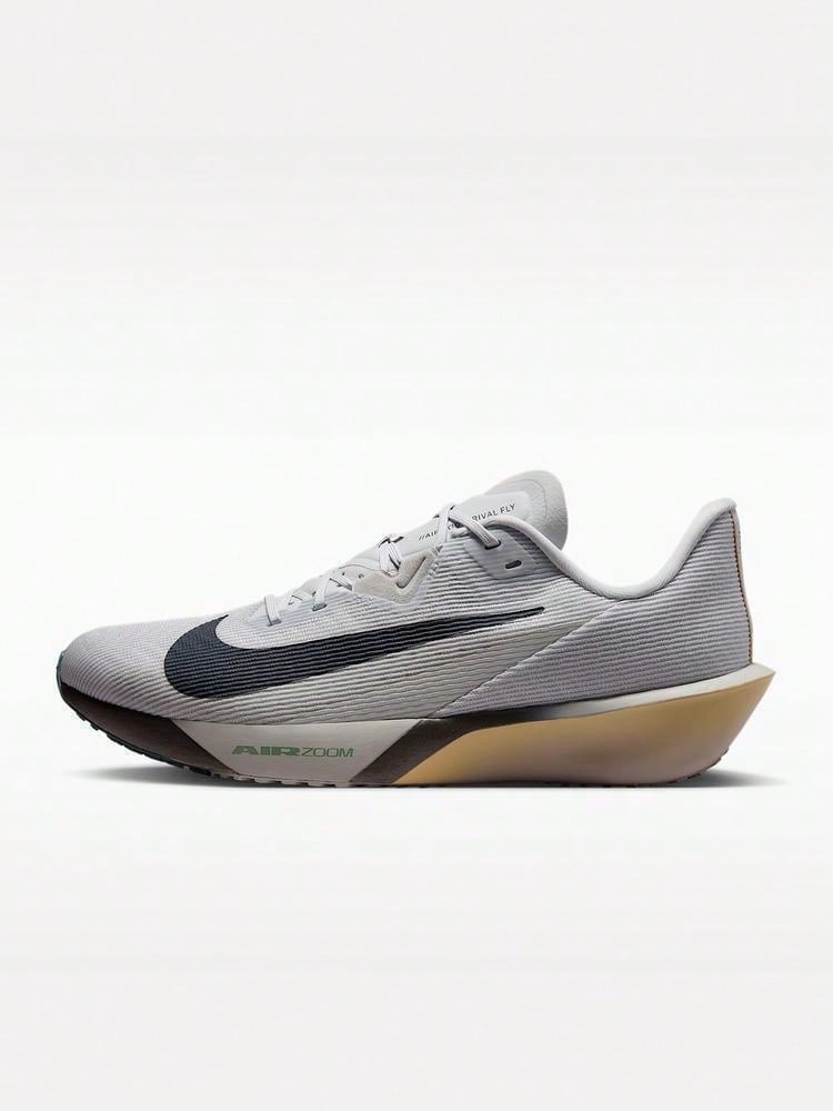 Men's NIKE AIR ZOOM RIVAL FLY 4 Running Shoes Low-Top FV6040-004 - Light Grey - View 1