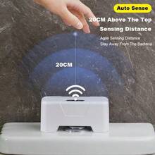 Lavagem Sanitária Smart Home Sensor de Lavagem Sanitária Smart - Multicolorido - Visão 3