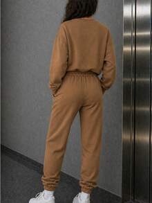 Women Two-Piece Outfits - Cafe - View 3