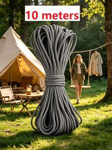 10/50/100m Black Nylon Braided Rope, Durable Twisted Polypropylene Cord, Suitable For Outdoor Use, Clothesline, Tent DIY, Handicraft And Binding - Multicolor - View 23