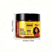 10-In-1 Batana Oil Hair Mask, Natural Nourishing Deep Conditioning Hair Repair Mask, Repairs Dry And Damaged Hair, Suitable For All Hair Types - Hair Mask - View 7