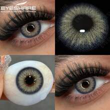 Eyeshare 1 對灰色彩色隱形眼鏡,適合派對、日常妝容,年拋式 - 灰色 - 查看 5