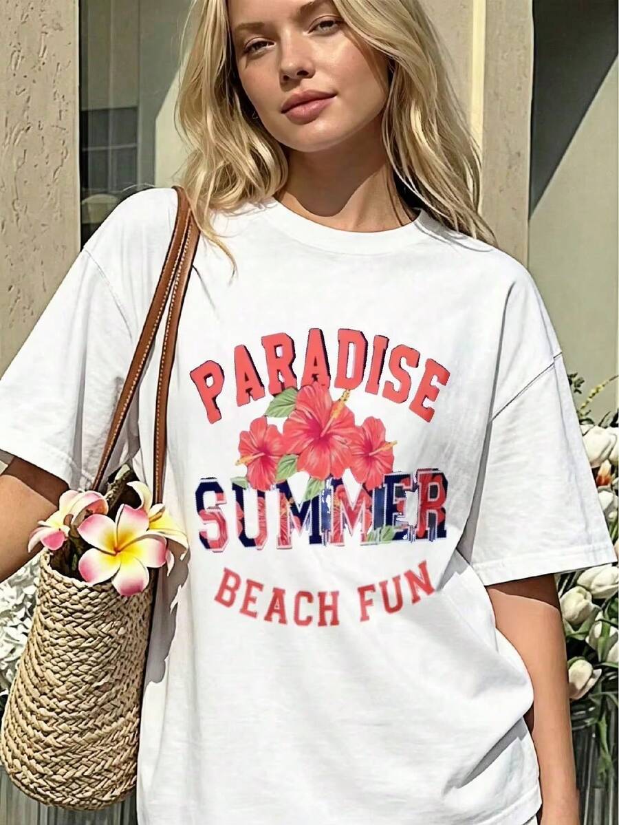 Women Sports Tees & Tanks - 白色 - 查看 1