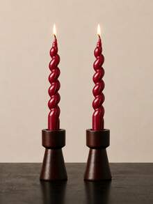4pcs Scented Long Taper Candles 20cm*2cm, 7 Hours Burning Time, Christmas Halloween Home Table Decor, Wedding Party Candle Holder Decoration Fragrance Candles - Mixed - View 15