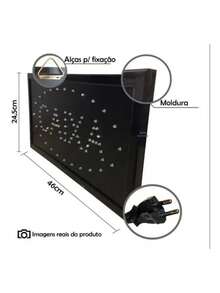 Painel Led Letreiro Luminoso Escrito Placa Escrito Açaí Loja - 110v - Visão 2
