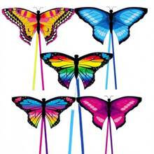 Colorful Butterfly Kite, Large Colorful Butterfly Kite, Multi-Color Kite With Flying Tools, Outdoor Sports And Games Supplies (Kite Handle Style Random) (Some Colors Random) - Multicolor - View 7