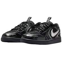Nike Air Jordan 1 Low Method Of Make Women's Shoes Black/Metallic Silver HQ2186-001 | Low-Top Versatility, Everyday Wearable - 銀黑色 - 查看 4