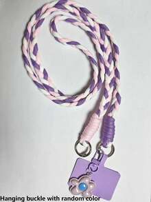 Dopamine Color Ins Style Cloud & Star Phone Lanyard Wrist Strap, Suitable For Phone/Camera, Multi-Functional Keychain Bag Pendant - Multicolor - View 10