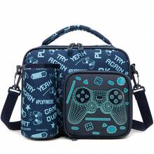 1PC Boys Cute Dual Compartment Crossbody Bag With Adjustable Shoulder Strap, Cartoon Print, Back To School Crossbody Bag For Elementary Students - Boys' Crossbody Bag - View 13
