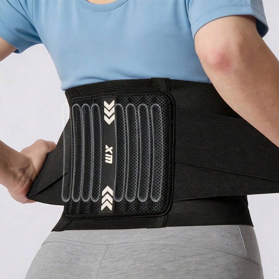Cinta Abdominal Esportiva, Suporte de Cintura Ajustável, Exercício Fitness, Corrida ao Ar Livre, Suporte de Costas para Uso Diário
