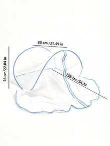 1pc Tool-Free Portable Mosquito Net, Featuring Foldable Mesh And Integrated Canopy Design. Easy To Assemble, Suitable For Indoor Bedroom, Outdoor Camping, Beach Leisure, Park Picnic And Backyard Mosquito Protection. - Multicolor - View 10