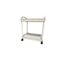 4-Tier Rolling Storage Cart, Heavy Duty Storage Rack (No Wood), Office Use, Compact Storage Rack, With Top/Bottom Shelves, Easy To Assemble, Multi-Functional Cart - Multicolor - View 14