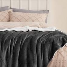 Bed Blankets & Towel Blankets - Dark Grey - View 5