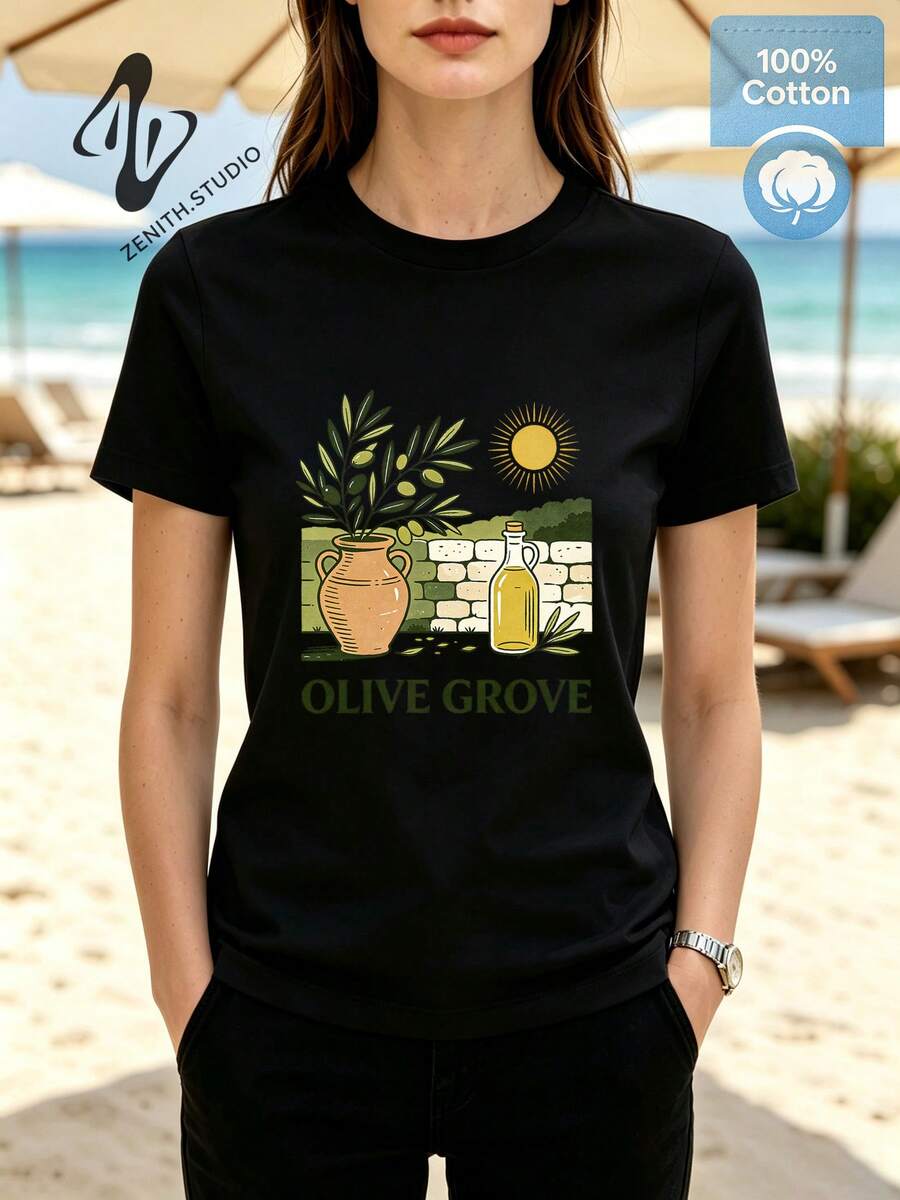 Camisetas de Mujer - Negro - Ver 1