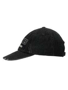 MLB Unisex Sports Cap, 2026 Summer New Vintage Embroidered Distressed Baseball Cap 3ACPV215N-50CGS - Black - View 2