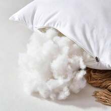 Núcleo de almohada de tela no tejida, relleno de algodón PP suave y de alta resistencia, disponible en varios tamaños, envío sellado al vacío, núcleo de almohada rectangular blanco. - Blanco - Ver 6