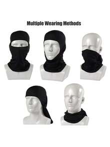 4-Season Camouflage Balaclava Full Face Mask, Breathable Sweat-Wicking Quick-Dry Headgear For Outdoor Cycling, Motorcycle Helmet Inner Cap, Unisex Riding Face Mask - Glasses Hole Head Cover - View 3