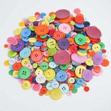 600/100pcs Mixed Size Round Resin Buttons - 2-Hole And 4-Hole Sewing Buttons, DIY Handmade Buttons, Suitable For Clothing Repair, Scrapbooking, Decorations, Handmade Clothing Decoration, Rope Crafts And Wedding Favor Sewing Kit Refill, Crochet, Bedazzling Kit, Buttons, Buttons, Craft Supplies, Craft - A - View 9