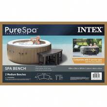 2 bancs PureSpa de taille moyenne Intex - C - Voir 4