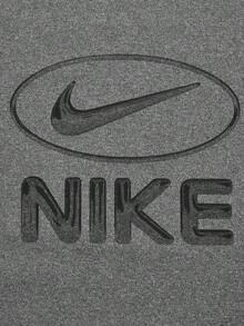 Nike Men's AS M NK DF UV HYVERSE TOP FLD Short Sleeve T-Shirt Knit Collarless Short TIM3596-084 - Grey - View 3