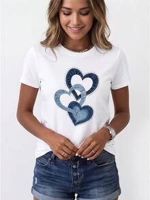 Women T-Shirts - 白色 - 查看 3