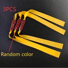 Durable High Elasticity Slingshot Rubber Band, Natural Rubber Material, High Precision Shooting Accessory, Suitable For Outdoor Hunting, Shooting Training, Fishing Activities - Yellow - View 6