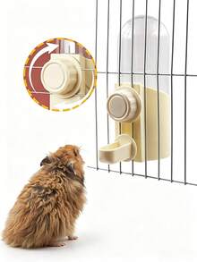 Hamster Water Bottle No-Drip Hanging Water Dispenser With Tray, 9oz Leak-Proof Small Pet Waterer, Suitable For Hamsters, Gerbils, Rats Cage Accessories - View 5