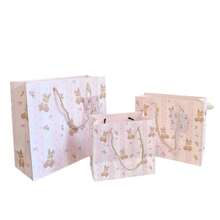 New Creative Ice Cream Rabbit Gift Bag, Highly Attractive Cartoon Souvenir Gift Bag, Handheld Paper Bag - Multicolor - View 3