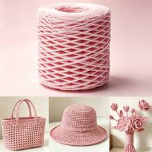 1pc/100g Fiber Paper Craft Rope Ribbon/Packaging Paper Rope, Handmade For DIY Decoration Gift Wrapping, Kraft Paper Craft Packaging Paper Line, Gift DIY Supplies Bouquet Decoration - One Size Fits All - View 1