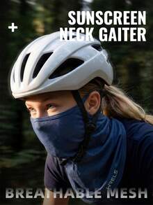 WRELS 1 Piece Mesh Breathable Cycling Face Mask, Motorcycle Accessory, Multi-Functional Neck Gaiter For Riding, Unisex, Thin Style, Suitable For Hiking, Cycling, Driving And Fishing - Cycling Masks - View 11