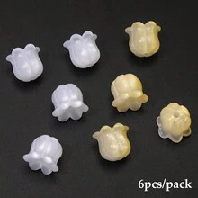 beadia 6-7件 3D鈴蘭 UV變色珠－DIY手工手鍊、項鍊、耳環，小商家珠寶製作過程用品 - 珠 - 查看 12