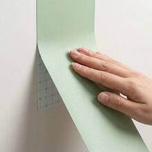 1 Roll Matte Sage Green Self-Adhesive Baseboard Sticker 10cm Wide, Glue-Free Self-Adhesive Wall Decoration Baseboard, Home Wall Renovation Decoration, Home Decor, Room Decor, Dorm Decor, Wall Decor - 1PC - View 2