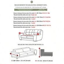 1pc Sofa Cover, Elastic Sofa Protector, Non-Slip Design, Soft & Comfortable Breathable, Fits All Sizes, Suitable For All Seasons & Themes, Machine Washable Sofa Cushion Cover - Red - View 4