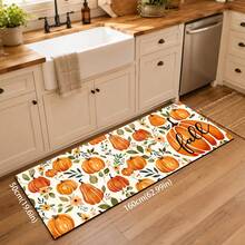 1pc Colorful Pumpkin Pattern Diatomaceous Earth Kitchen Drain Mat, Quick-Drying Absorbent Non-Slip Coffee Machine Mat And Dish Drying Mat, Suitable For Kitchen Countertop And Home Decor - Multicolor - View 6