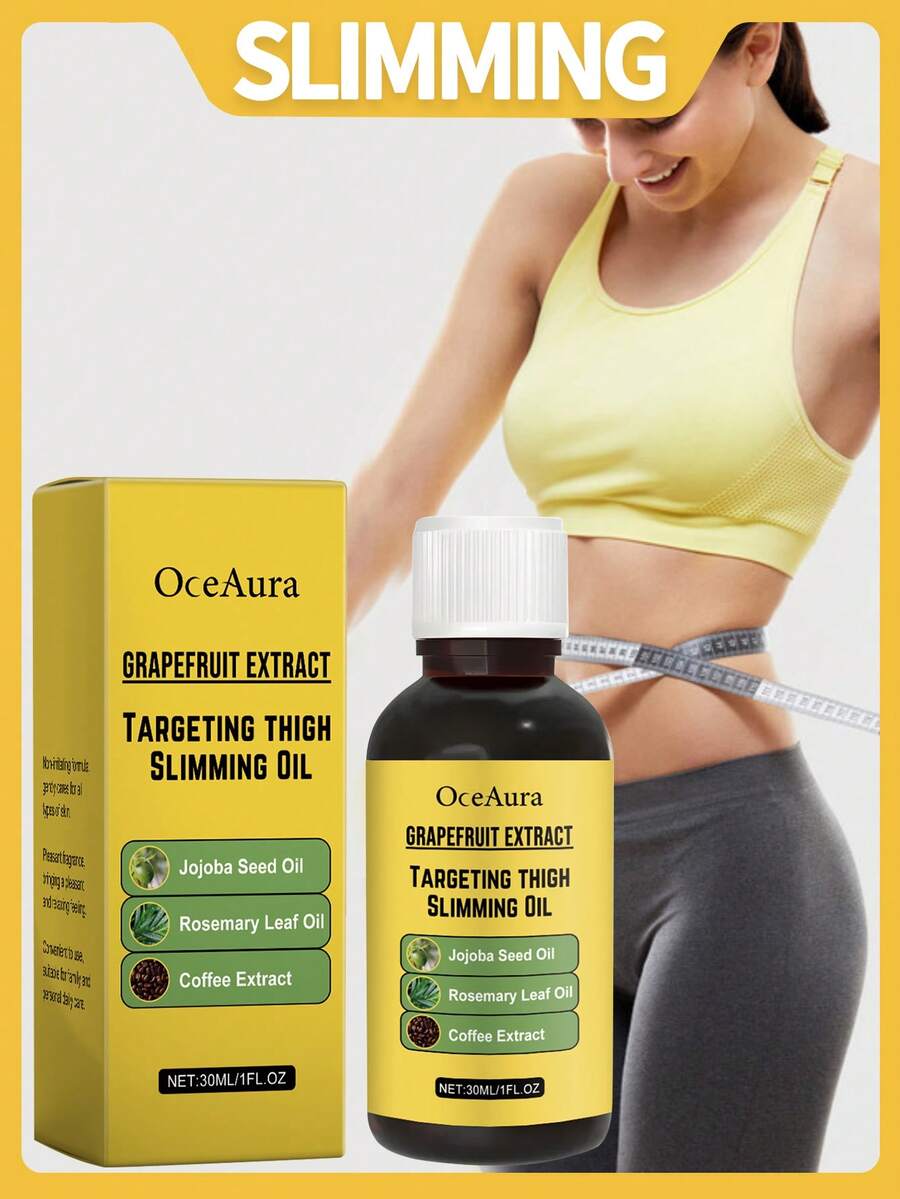 OceAura 1瓶30毫升身体护理精油，纤体油，紧致油，深层滋润，适合日常使用，保持理想身材曲线，每日滋养提拉肌肤，紧致身体线条，按摩护理油