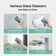 Magic Descaling Cleaning Brush, 1/2/3/4/6pcs Multi-Functional Bathroom Glass, Mirror And Shower Tile Cleaning Tool, Powerful Removal Of Water Stains, Water Marks And Limescale Window And Sink Brush, Faucet Cleaner - Cleaning Wipe - View 6