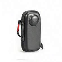 Insta360 X5 X4 Air X4Air X3 Ace Pro 2 Acepro Acepro2 Action 6 5 4 3 Hero 13 12 11 10 9 攜帶收納包 防刮便攜式儲存袋，適用 Insta 360 X5 X4 行動攝影機配件 - 黑色 - 查看 6