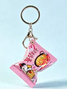 Creative Realistic Bagged Turkey Noodles Instant Ramen Toy Keychain Pendant Bag Charm - Multicolor - View 2