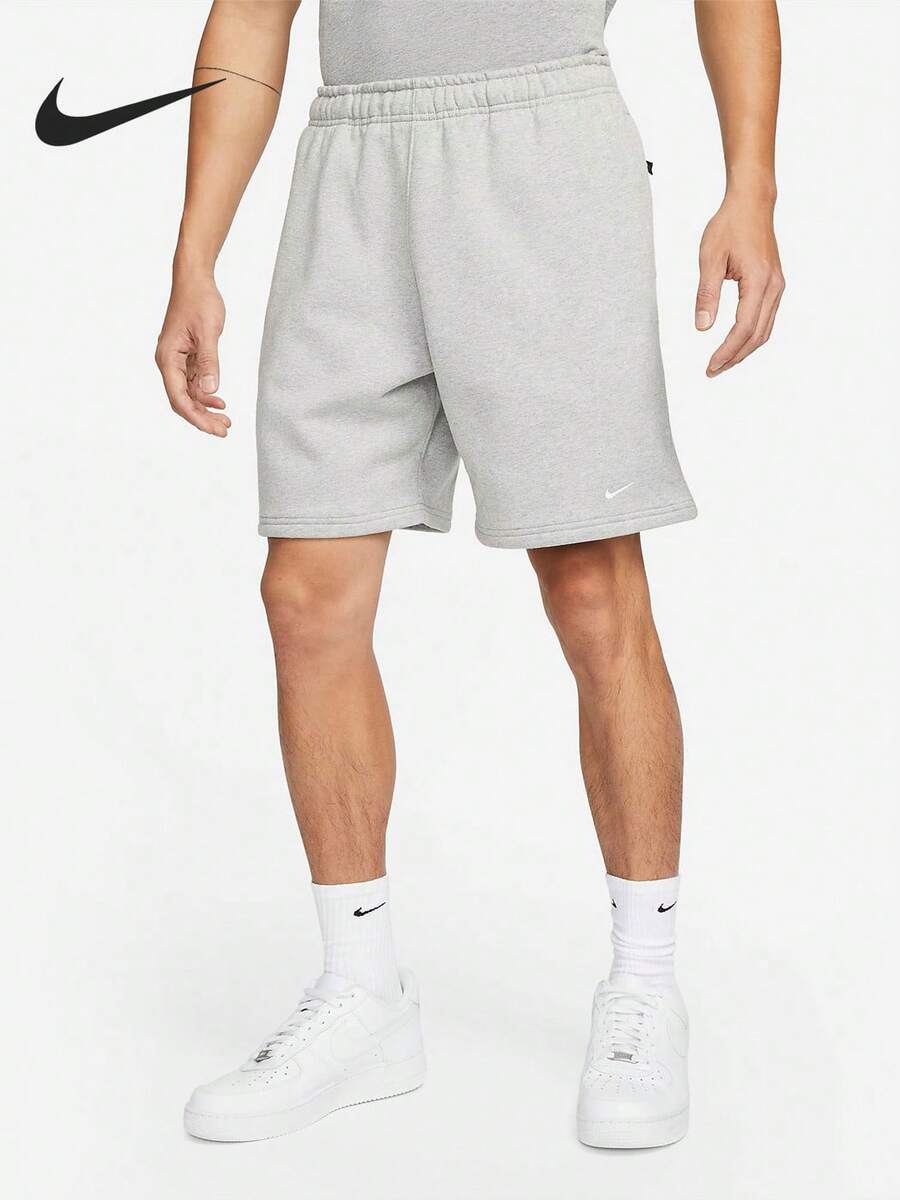 Nike Authentic Solo Swoosh 男款夏季刺繡休閒短褲 DV3056-063 - DV3056-063 - 查看 1