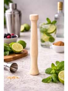 Fletchers' Mill 7-Inch Cocktail Muddler, Solid Wood, Ideal Bartender Tool For Old Fashioned, Mojitos - 7 Inch - View 5