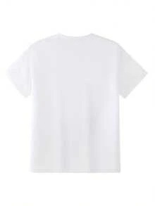 Men'sgraphics,Thickfabriccrewneckshortsleevedwithdollarpattern,Easytowear,Comfortableandbreathable - 白色 - 查看 3