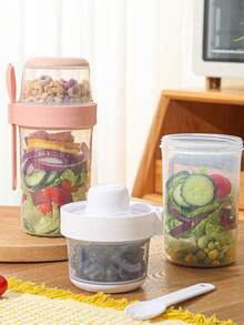 WGROOM 1PC Multi-Functional Lunch Box Storage Container Kitchen Food Storage Box Bento Box Suitable For Outdoor, Wedding, Party, Gift, Birthday - Multicolor - View 3