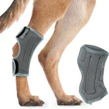 1pc Dog Leg Brace, Suitable For Limb Joint, Wound, Sprain And Arthritis Recovery Treatment - Grey - View 1